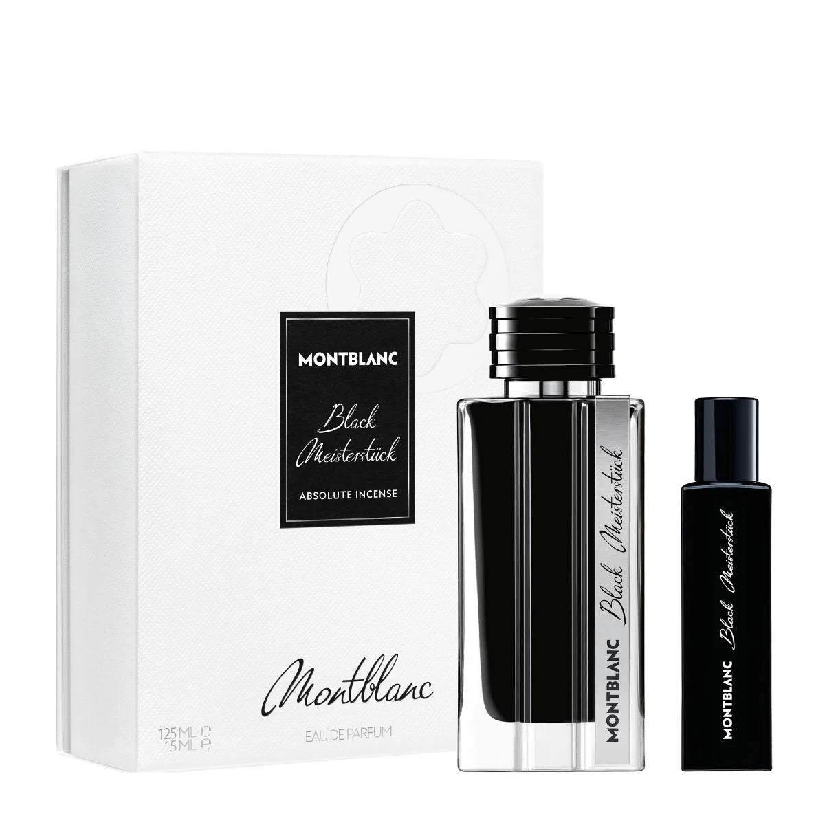 Mont Blanc Black Meisterstück EDP Gift Set Absolute Incense (125 ml + 15 ml)