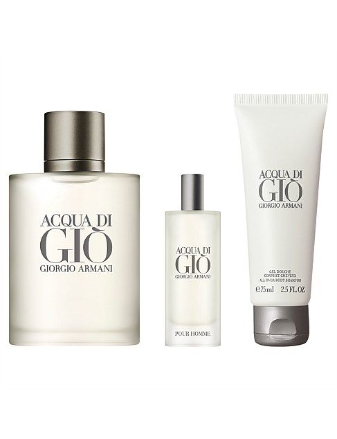 Giorgio Armani Acqua Di Gio Coffret EDT 100ml+15ml+ shower gel 75ml